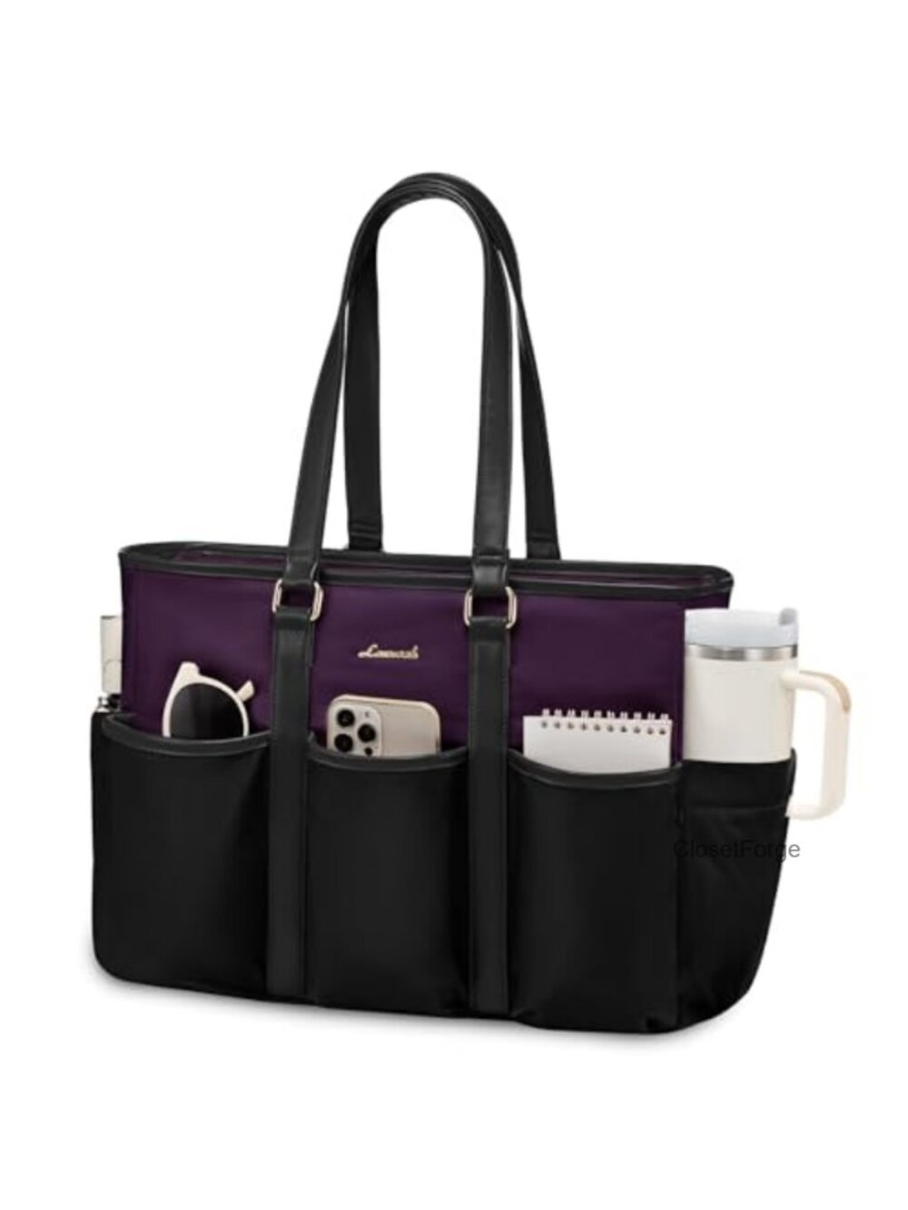 17" Laptop Tote Bag for Women Work Teacher Nurse Professional Computer Bag with